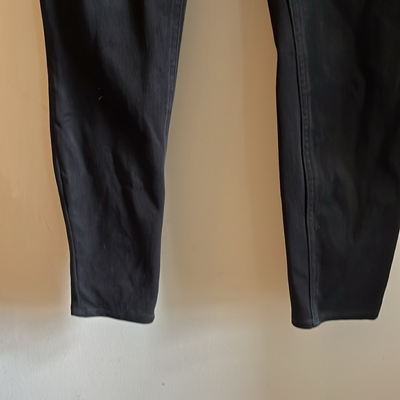 SPANX Jean-ish Ankle Leggings Pants Size Large Black Back Pockets - Picture 4 of 11